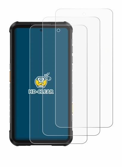 Image of the device Ulefone RugOne Xever 7 Pro with a wide variety of screen protectors.
