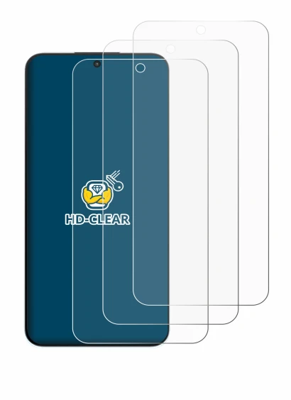 Image of the device Oppo A6s Pro with a wide variety of screen protectors.