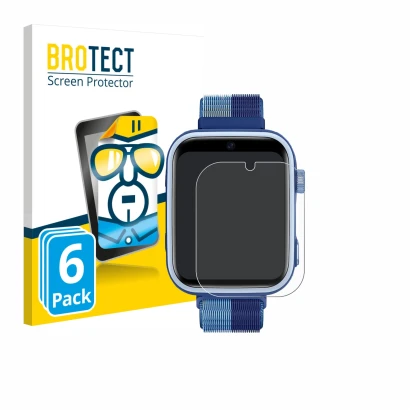 Front side of a product packaging with the brand logo BROTECT. Next to it is the device Oliimptek T45 shown with the correspon