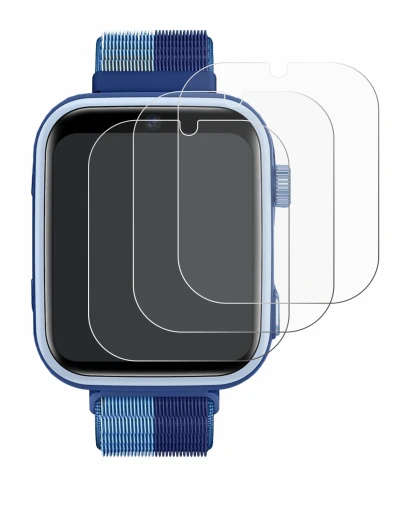 Image of the device Oliimptek T45 with a wide variety of screen protectors.