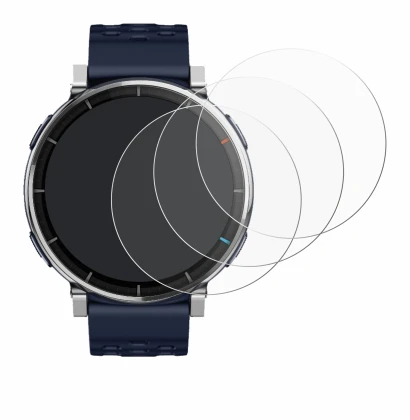 Image of the device Amazfit Active 3 Premium with a wide variety of screen protectors.