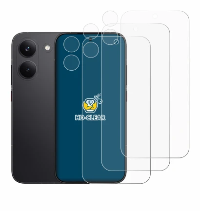 Image of the device Xiaomi Poco X8 Pro Iron Man Edition (Front+Camera) with a wide variety of screen protectors.