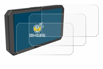 Image of the device Innovv N1 Pro 5.99" with a wide variety of screen protectors.