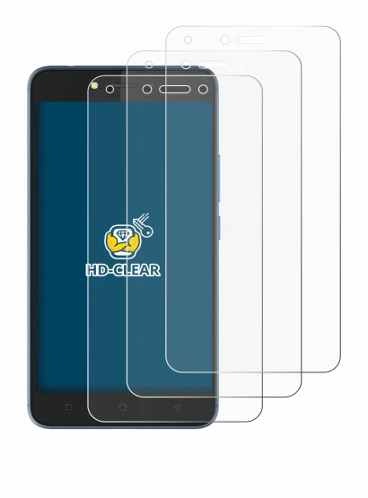 Image of the device Tecno Pouvoir 1 with a wide variety of screen protectors.