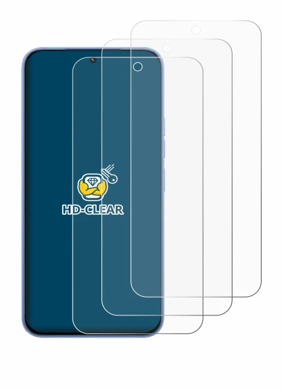 Image of the device Tecno Spark 50 Pro with a wide variety of screen protectors.