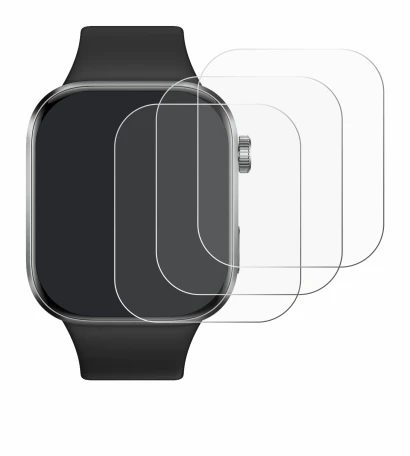 Image of the device Xiaomi Redmi Watch 6 with a wide variety of screen protectors.