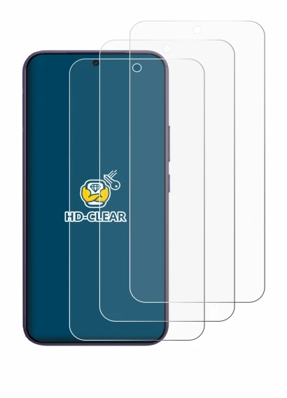 Image of the device Vivo Y600 Pro with a wide variety of screen protectors.