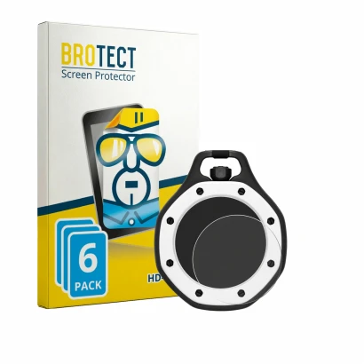 Front side of a product packaging with the brand logo BROTECT. Next to it is the device Audemars Piguet x Swatch Royal Pop sho