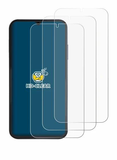 Image of the device Fossibot S7 with a wide variety of screen protectors.