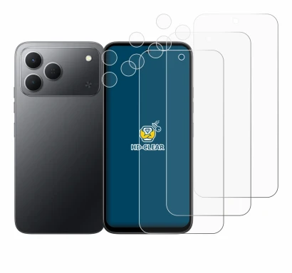 Image of the device Tecno Spark 50 4G (Front+Camera) with a wide variety of screen protectors.