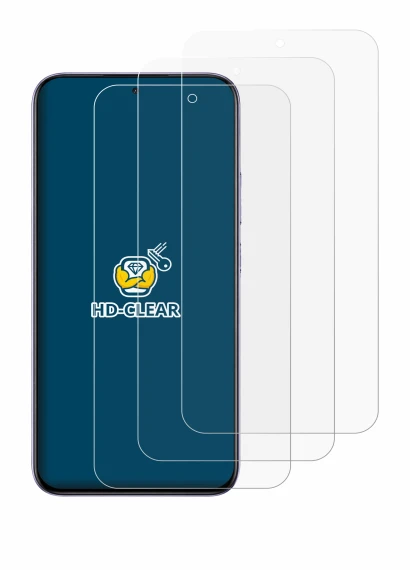 Image of the device realme P4R 5G with a wide variety of screen protectors.