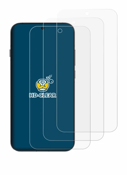 Image of the device Oppo Reno 16 Pro with a wide variety of screen protectors.