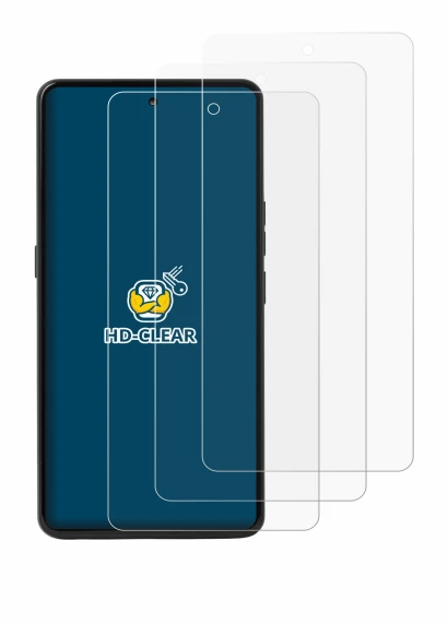 Image of the device Punkt MC03 with a wide variety of screen protectors.