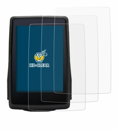 Image of the device Sigma ROX 4.0 SE with a wide variety of screen protectors.