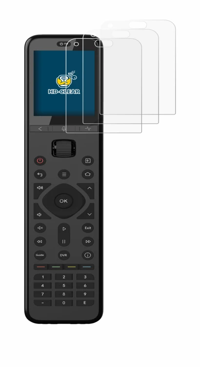 Image of the device Sofabaton U3 with a wide variety of screen protectors.
