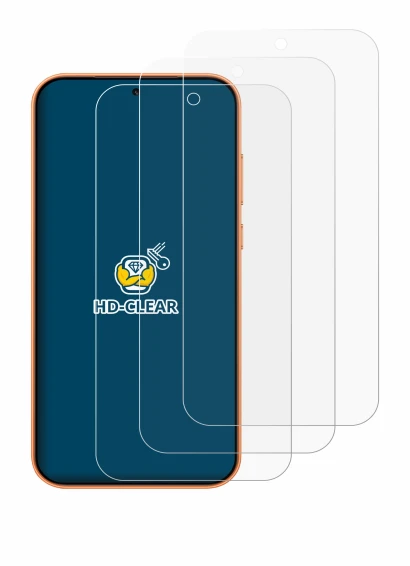 Image of the device Oppo A7 Pro Max with a wide variety of screen protectors.