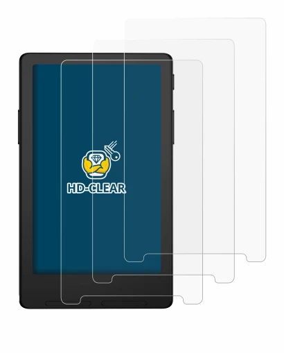 Image of the device Xteink X4 Classic (X4 V2) with a wide variety of screen protectors.