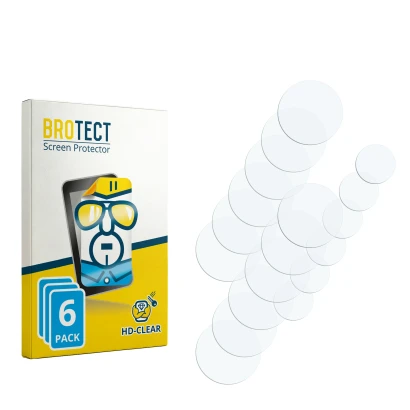 Front side of a product packaging with the brand logo BROTECT. Next to it is the corresponding screen protector.