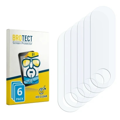 Front side of a product packaging with the brand logo BROTECT. Next to it is the corresponding screen protector.