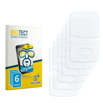 Front side of a product packaging with the brand logo BROTECT. Next to it is the corresponding screen protector.