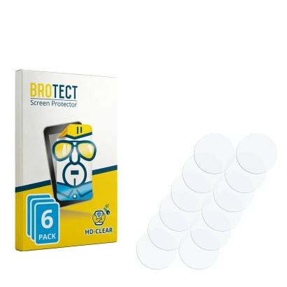 Front side of a product packaging with the brand logo BROTECT. Next to it is the corresponding screen protector.