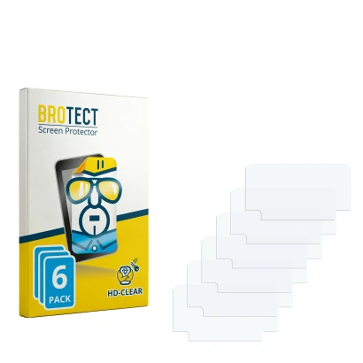 Front side of a product packaging with the brand logo BROTECT. Next to it is the corresponding screen protector.