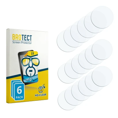 Front side of a product packaging with the brand logo BROTECT. Next to it is the corresponding screen protector.