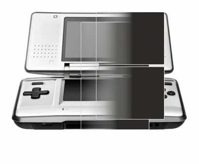 Image of the device Nintendo DS with a wide variety of screen protectors.