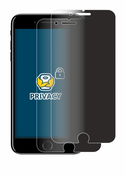 Image of the device Apple iPhone 7 Plus with a wide variety of screen protectors.