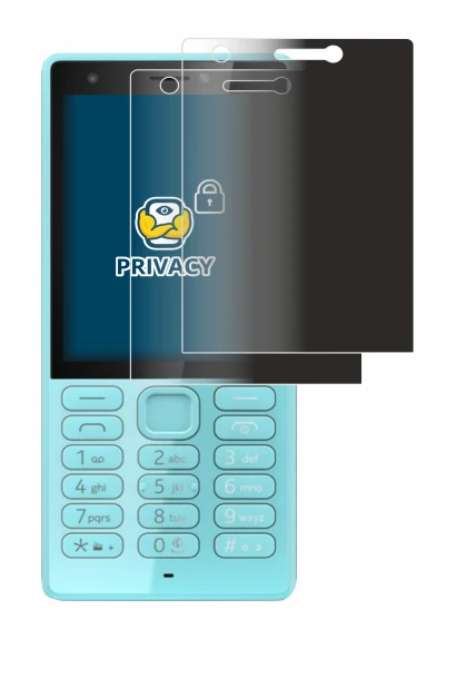 Image of the device Nokia 216 with a wide variety of screen protectors.