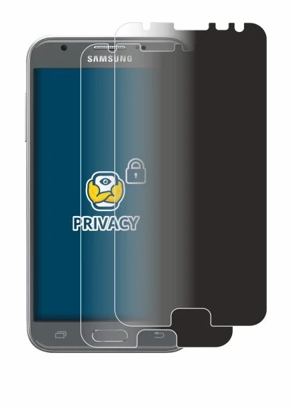 Image of the device Samsung Galaxy J3 2017 with a wide variety of screen protectors.