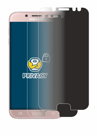 Image of the device Samsung Galaxy J7 2017 with a wide variety of screen protectors.