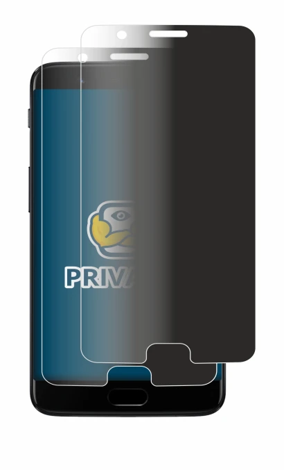 Image of the device OnePlus 5 with a wide variety of screen protectors.