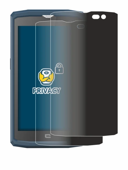 Image of the device Crosscall Core X3 with a wide variety of screen protectors.