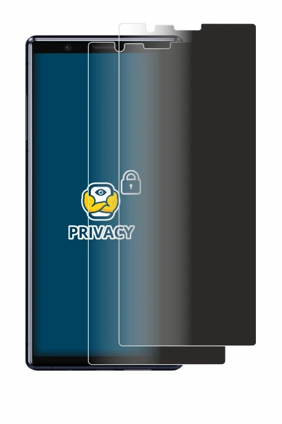 Image of the device Sony Xperia 5 with a wide variety of screen protectors.