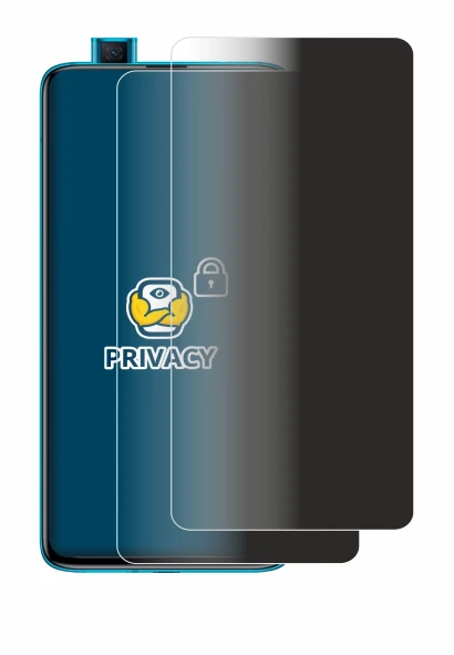 Image of the device Xiaomi Poco F2 Pro with a wide variety of screen protectors.
