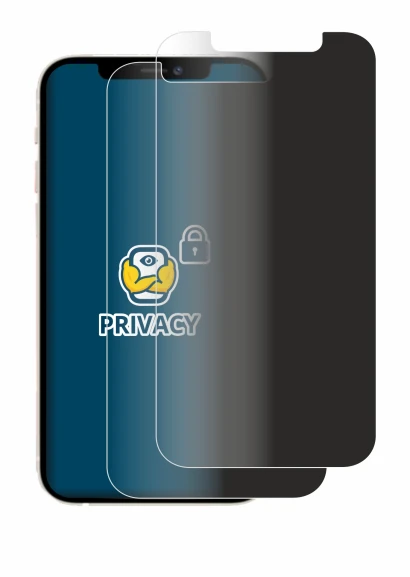 Image of the device Apple iPhone 12 with a wide variety of screen protectors.