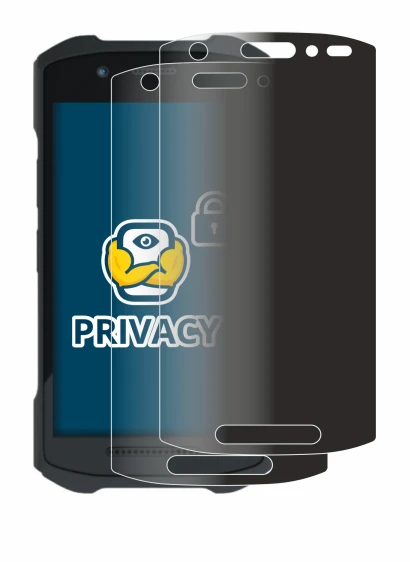 Image of the device Zebra TC21 with a wide variety of screen protectors.