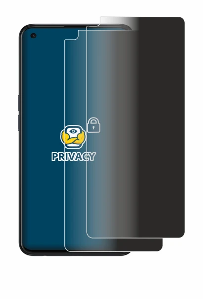 Image of the device Oppo Find X3 Lite with a wide variety of screen protectors.