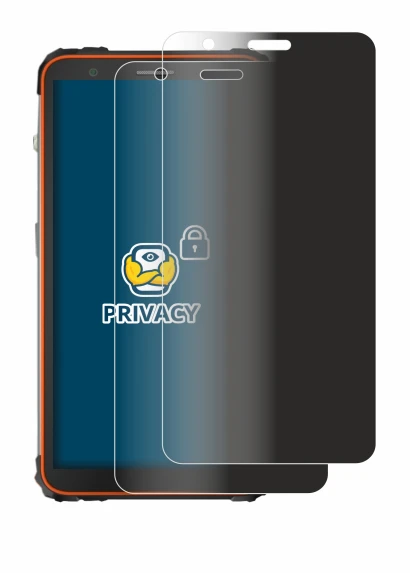 Image of the device Blackview BV6600 with a wide variety of screen protectors.