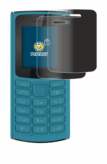 Image of the device Nokia 105 4G 2021 with a wide variety of screen protectors.