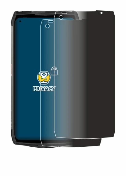 Image of the device Ulefone Power Armor 13 with a wide variety of screen protectors.