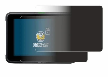 Image of the device Atomos Shinobi 7 with a wide variety of screen protectors.