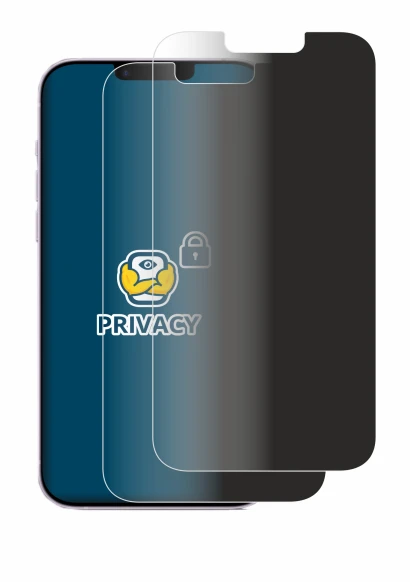 Image of the device Apple iPhone 14 Plus with a wide variety of screen protectors.