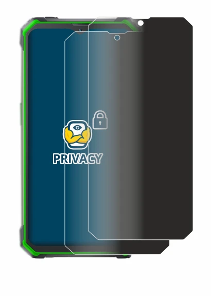 Image of the device Blackview BV7100 with a wide variety of screen protectors.