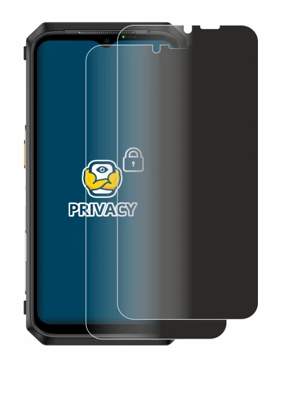 Image of the device Ulefone Power Armor 18T with a wide variety of screen protectors.