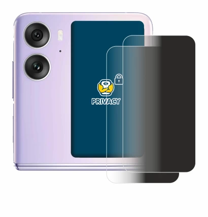 Image of the device Oppo Find N2 Flip (Back display) with a wide variety of screen protectors.