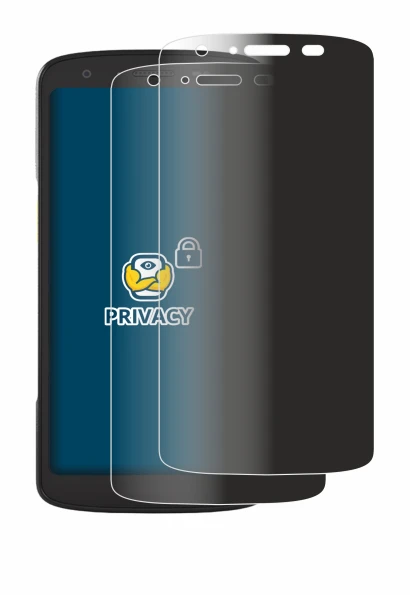 Image of the device Zebra TC27 with a wide variety of screen protectors.