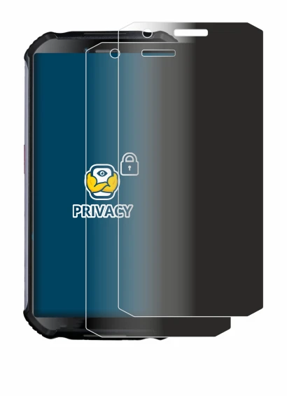 Image of the device Doogee S41 Plus with a wide variety of screen protectors.