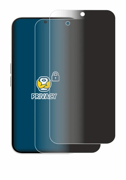 Image of the device Nothing Phone (2a) with a wide variety of screen protectors.